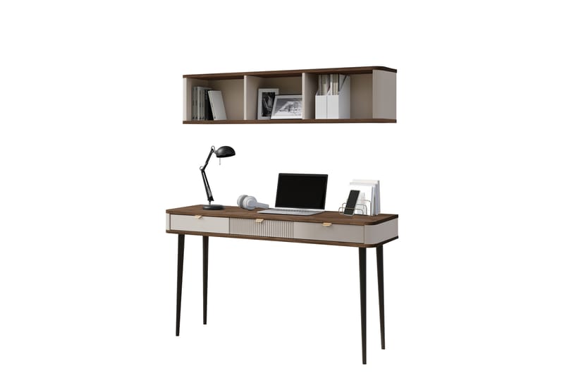 Cucina-Huonekalusetti Olohuoneeseen - Beige/Ruskea - Huonekalut - Kalustesetit - Olohuoneen kalustesetit