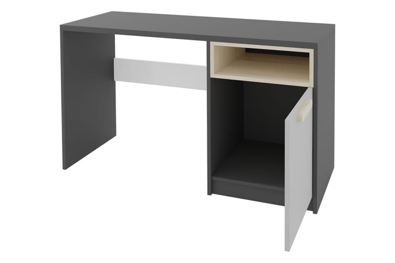 Dekona Kalustesetti Makuuhuoneeseen - Harmaa/Valkoinen - Huonekalut - Kalustesetit - Makuuhuoneen kalustesetit