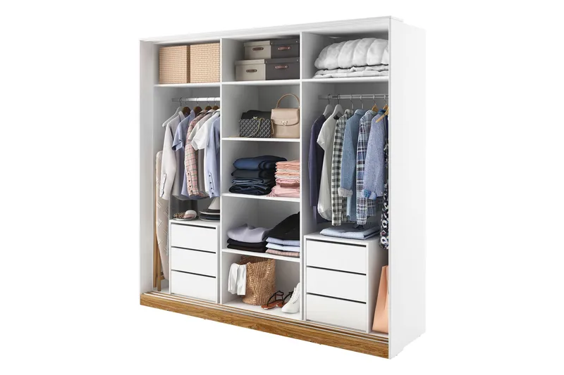 Dentrona-Huonekalusetti Makuuhuoneeseen - Musta - Huonekalut - Kalustesetit - Makuuhuoneen kalustesetit