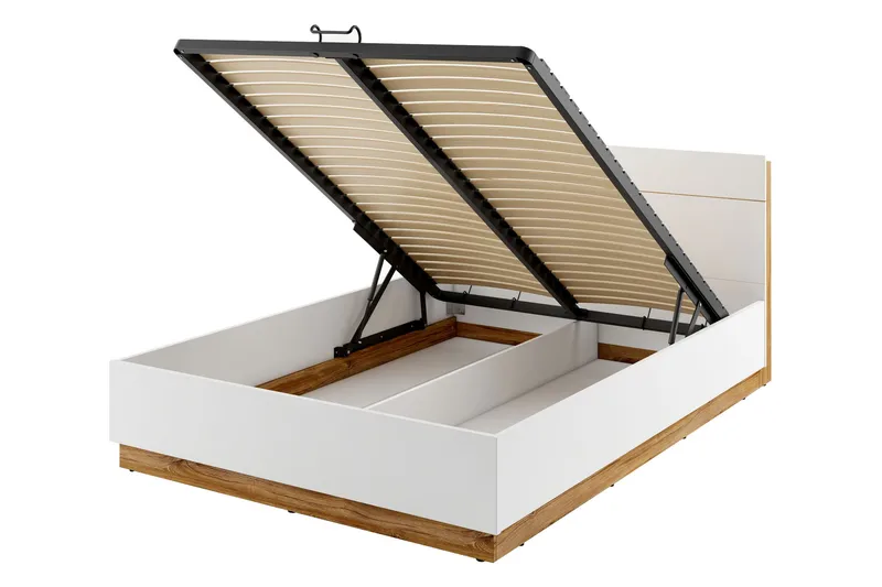 Dentrona-Huonekalusetti Makuuhuoneeseen - Valkoinen/Beige - Huonekalut - Kalustesetit - Makuuhuoneen kalustesetit