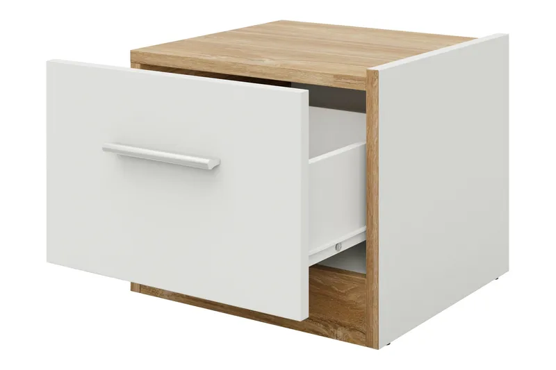 Dentrona-Huonekalusetti Makuuhuoneeseen - Valkoinen/Beige - Huonekalut - Kalustesetit - Makuuhuoneen kalustesetit