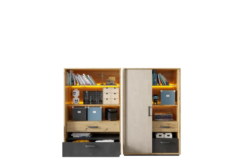 Drift-Huonekalusetti Olohuoneeseen, Harmaa