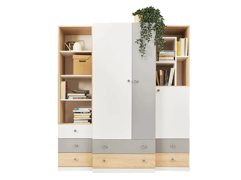 Elvaren Kalustesetti Vaatekaappi ja Kirjahylly, undefined