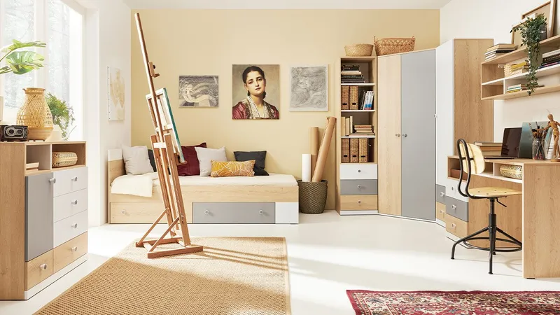 Elvaren Makuuhuoneen Kalustesetti - Huonekalut - Kalustesetit - Makuuhuoneen kalustesetit