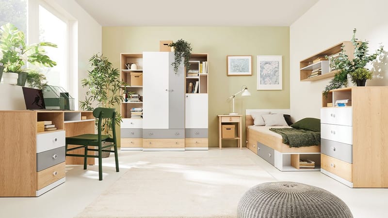 Elvaren Makuuhuoneen Kalustesetti - Huonekalut - Kalustesetit - Makuuhuoneen kalustesetit