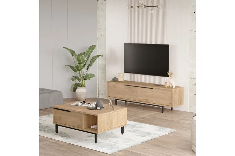 Erhan Huonekalusetti Olohuoneeseen, Tammi