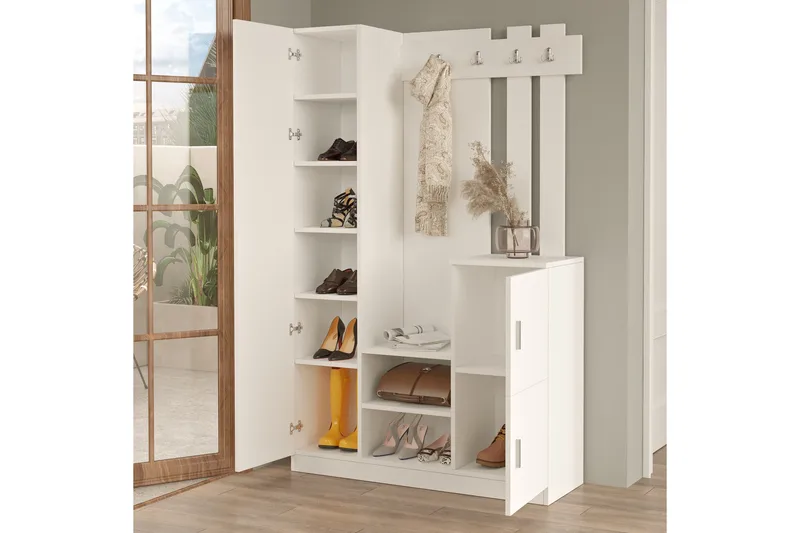 Aulakalusteryhmä Medleys - Valkoinen - Huonekalut - Kalustesetit - Eteisen kalustesetit