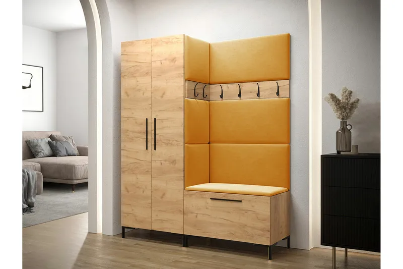 Dunvegan Hallmöbelset 158x44 cm Brown - Huonekalut - Kalustesetit - Eteisen kalustesetit