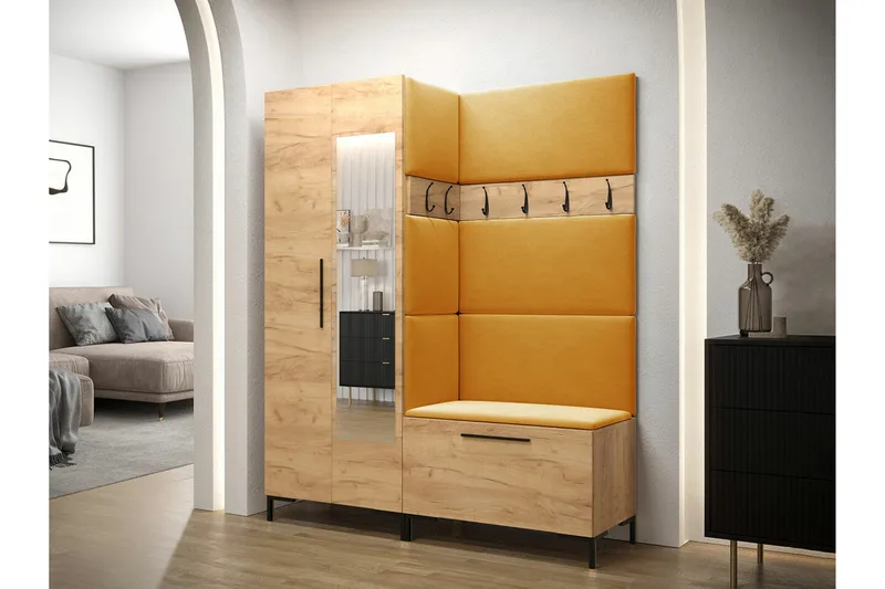 Dunvegan Hallmöbelset 158x46 cm Brown - Huonekalut - Kalustesetit - Eteisen kalustesetit