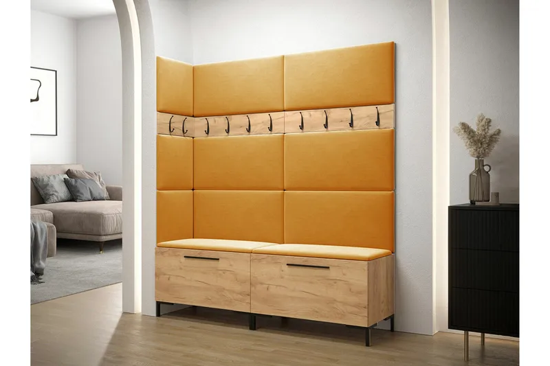 Dunvegan Hallmöbelset 168x46 cm Brown - Huonekalut - Kalustesetit - Eteisen kalustesetit