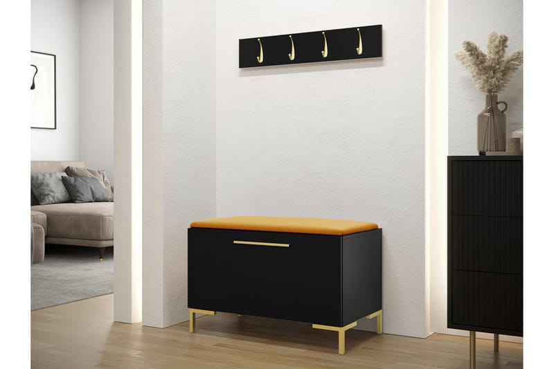 Dunvegan Hallmöbelset 84x44 cm Black - Huonekalut - Kalustesetit - Eteisen kalustesetit