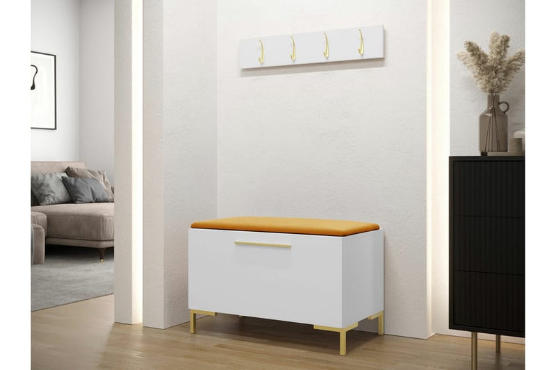 Dunvegan Hallmöbelset 84x44 cm White - Huonekalut - Kalustesetit - Eteisen kalustesetit