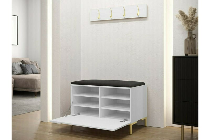 Dunvegan Hallmöbelset 84x44 cm White - Huonekalut - Kalustesetit - Eteisen kalustesetit