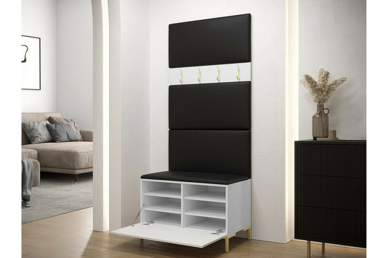 Dunvegan Hallmöbelset 84x46 cm Black - Huonekalut - Kalustesetit - Eteisen kalustesetit