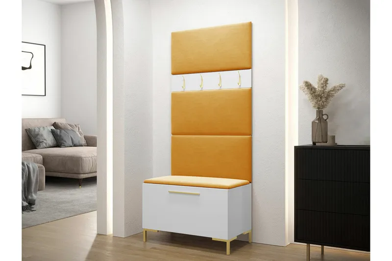 Dunvegan Hallmöbelset 84x46 cm White - Huonekalut - Kalustesetit - Eteisen kalustesetit