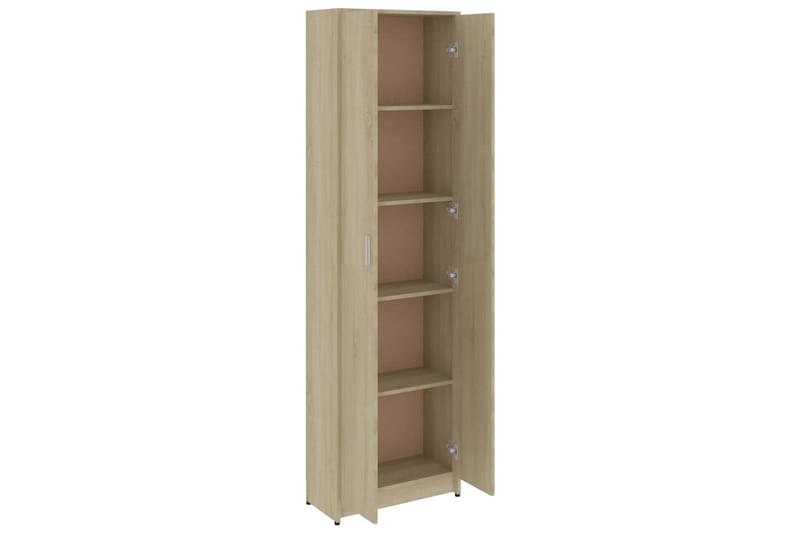 Eteisen vaatekaappi Sonoma tammi 55x25x189 cm lastulevy - Ruskea - Huonekalut - Kalustesetit - Eteisen kalustesetit
