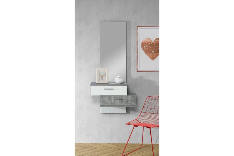 Eteiskaluste Muex 75x157 cm, Valkoinen