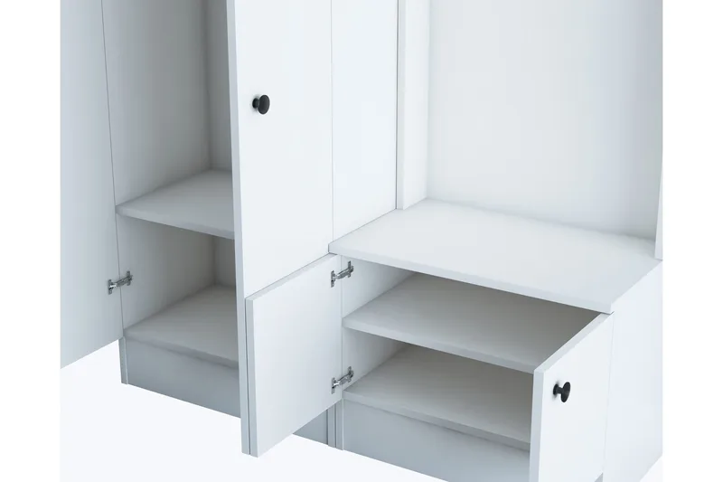 Eteiskalustepaketti Gunnilvallen - Valkoinen - Huonekalut - Kalustesetit - Eteisen kalustesetit