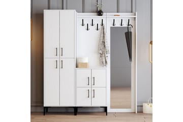 Eteiskalustepaketti Kotzen 35x180 cm - Valkoinen - Huonekalut - Kalustesetit - Eteisen kalustesetit