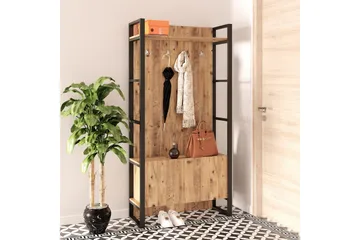 Eteiskalustesetti Challinder 34x90 cm Tupla Vasen - Luonnonväri - Huonekalut - Kalustesetit - Eteisen kalustesetit