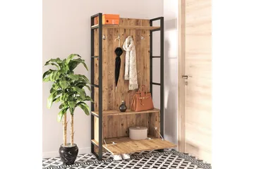 Eteiskalustesetti Challinder 34x90 cm Tupla Vasen - Luonnonväri - Huonekalut - Kalustesetit - Eteisen kalustesetit