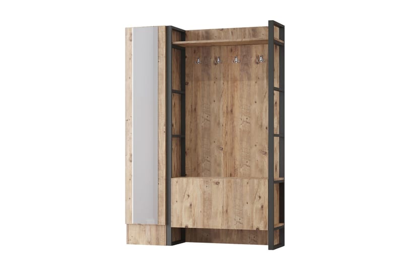 Eteiskalustesetti Challinder 34x90 cm Vasen - Luonnonväri - Huonekalut - Kalustesetit - Eteisen kalustesetit