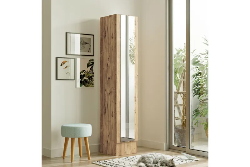 Eteiskalustesetti Challinder 36x36 cm - Luonnonväri - Huonekalut - Kalustesetit - Eteisen kalustesetit