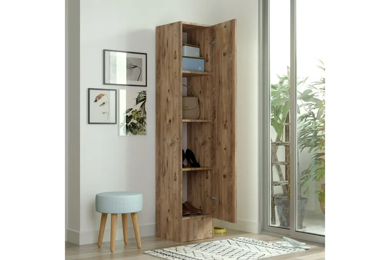 Eteiskalustesetti Challinder 36x36 cm - Luonnonväri - Huonekalut - Kalustesetit - Eteisen kalustesetit