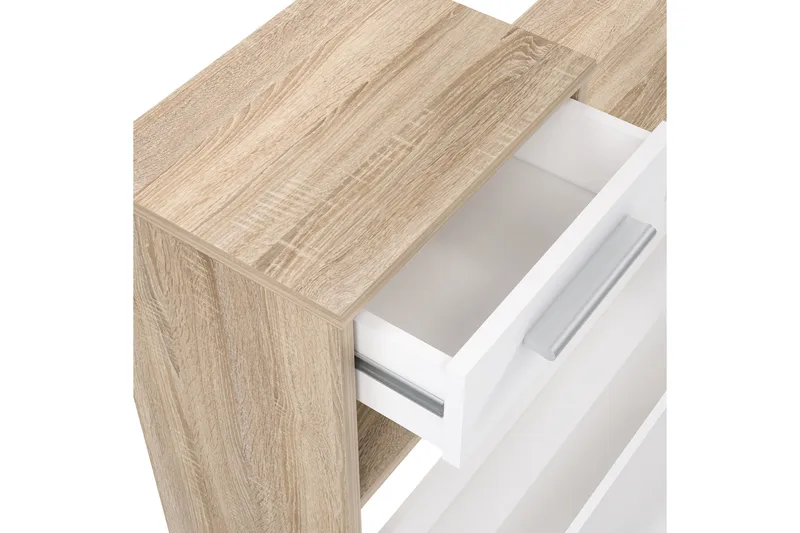 Eteiskalustesetti Waterlii 98x180 cm - Beige/Valkoinen - Huonekalut - Kalustesetit - Eteisen kalustesetit