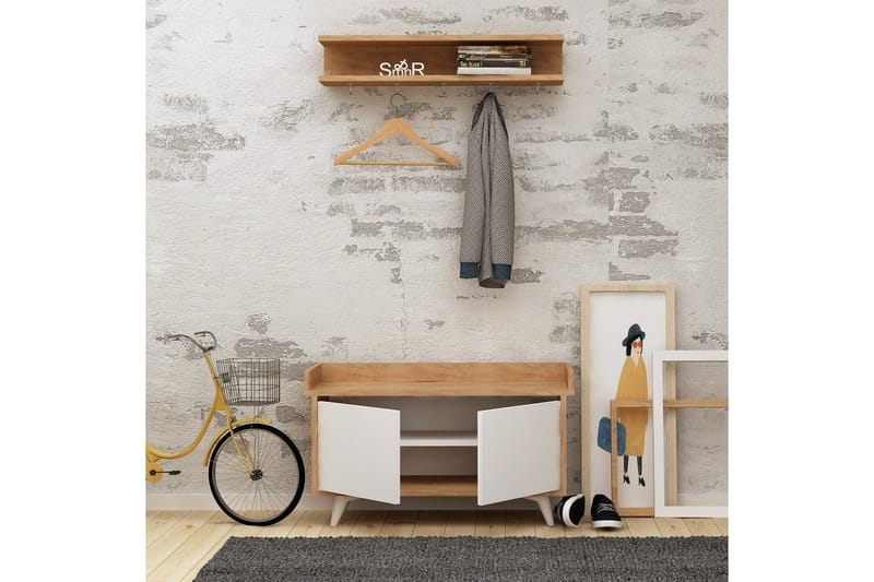 Kenkäkaappi/Hattuhylly Naidaj - Huonekalut - Kalustesetit - Eteisen kalustesetit