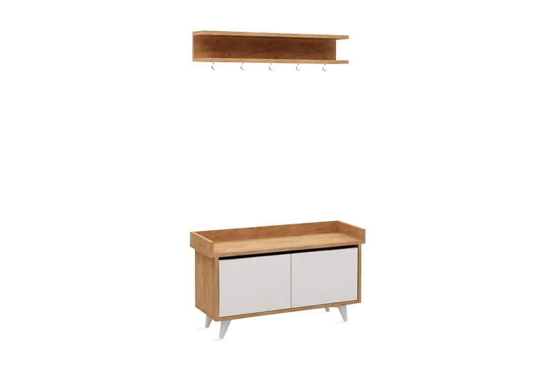 Kenkäkaappi/Hattuhylly Naidaj - Huonekalut - Kalustesetit - Eteisen kalustesetit