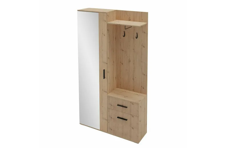 Rosehall Hallmöbelset 97x30 cm 195x Brown - Huonekalut - Kalustesetit - Eteisen kalustesetit