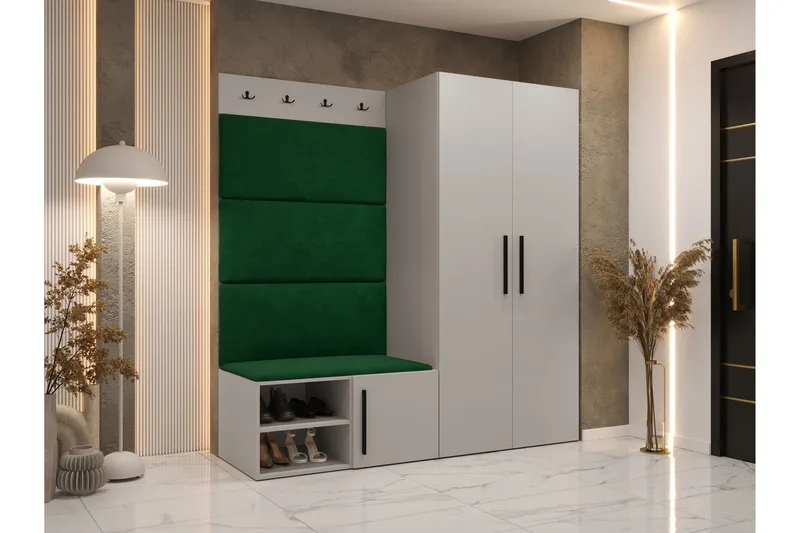 Farosa Hall -Huonekalusetti - Beige - Huonekalut - Kalustesetit - Eteisen kalustesetit