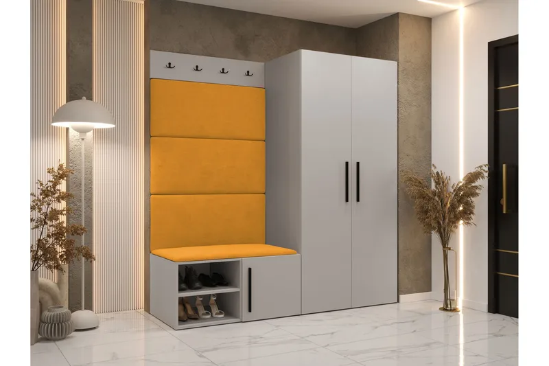 Farosa Hall -Huonekalusetti - Beige - Huonekalut - Kalustesetit - Eteisen kalustesetit