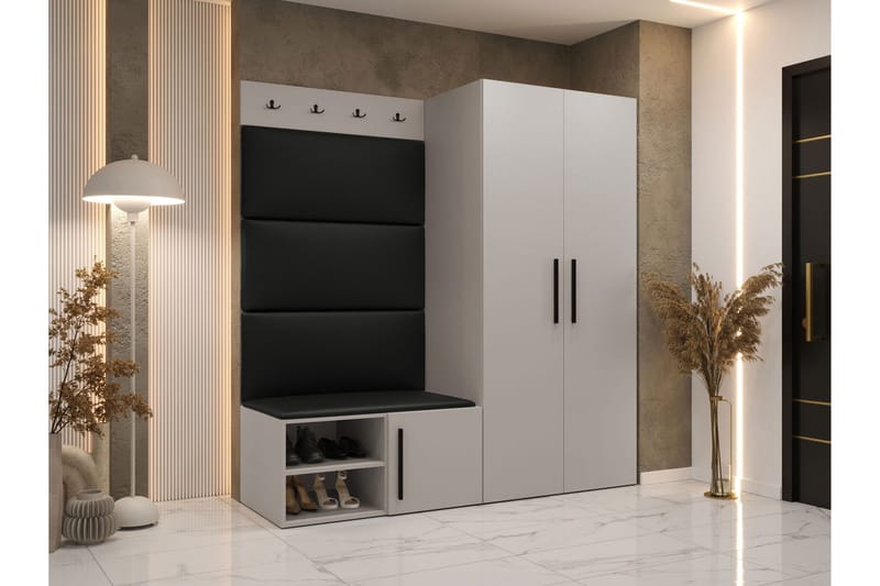 Farosa Hall -Huonekalusetti - Beige - Huonekalut - Kalustesetit - Eteisen kalustesetit