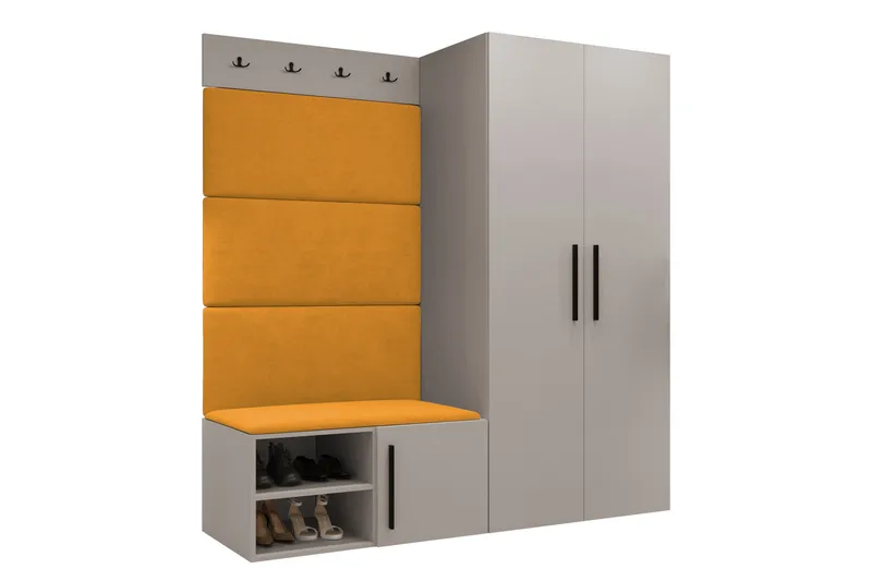 Farosa Hall -Huonekalusetti - Beige - Huonekalut - Kalustesetit - Eteisen kalustesetit