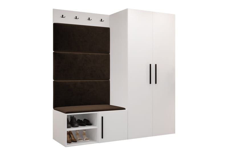 Farosa Hall -Huonekalusetti - Beige - Huonekalut - Kalustesetit - Eteisen kalustesetit