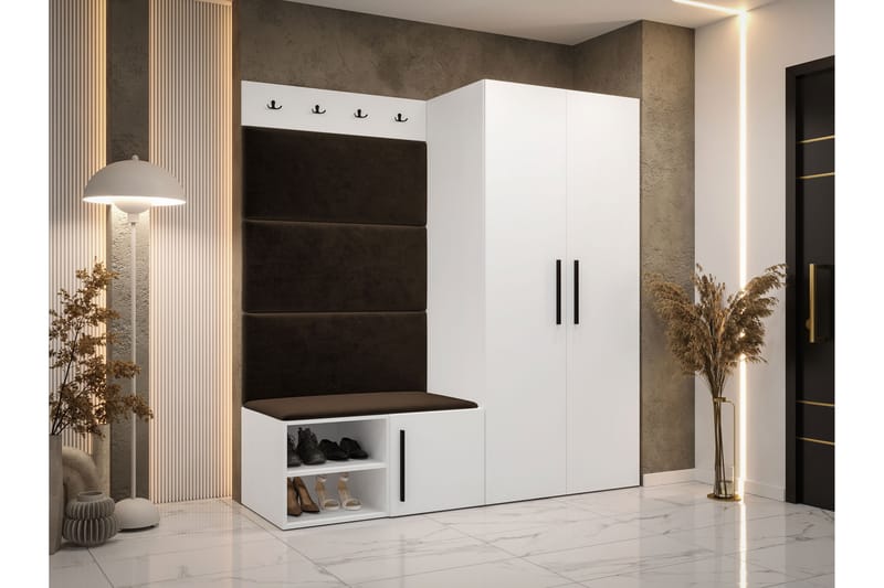 Farosa Hall -Huonekalusetti - Beige - Huonekalut - Kalustesetit - Eteisen kalustesetit