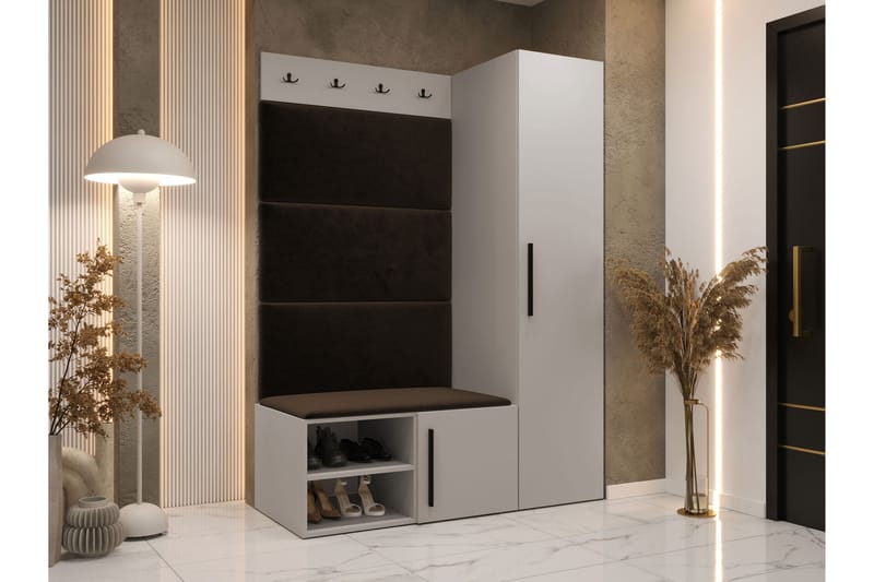 Farosa Hall -Huonekalusetti - Beige - Huonekalut - Kalustesetit - Eteisen kalustesetit