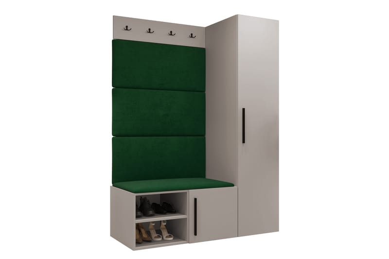 Farosa Hall -Huonekalusetti - Beige - Huonekalut - Kalustesetit - Eteisen kalustesetit