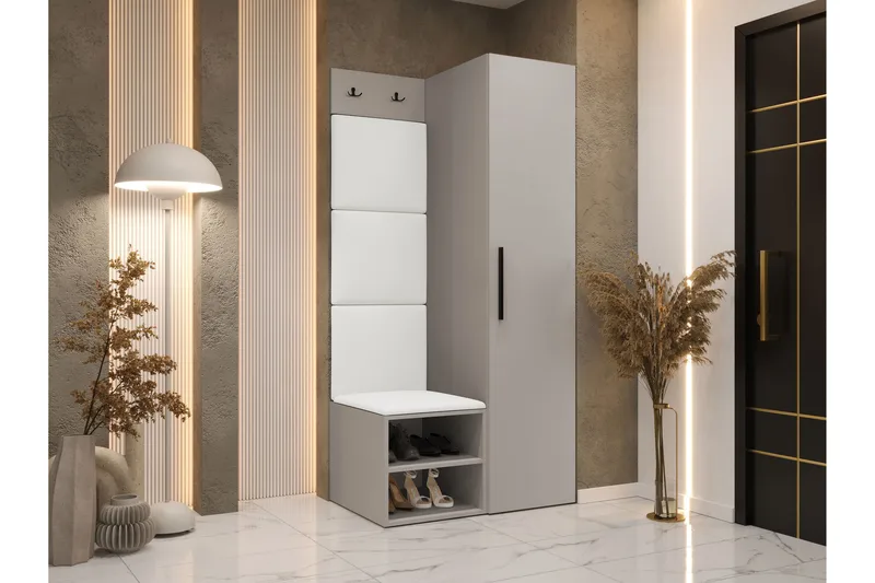 Farosa Hall -Huonekalusetti - Beige - Huonekalut - Kalustesetit - Eteisen kalustesetit