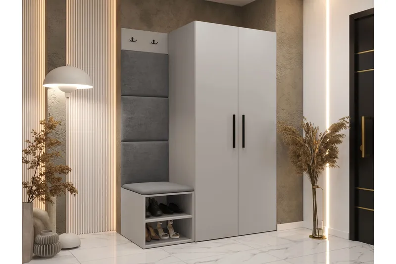 Farosa Hall -Huonekalusetti - Beige - Huonekalut - Kalustesetit - Eteisen kalustesetit