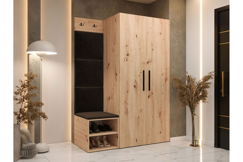 Farosa Hall -Huonekalusetti - Ruskea - Huonekalut - Kalustesetit - Eteisen kalustesetit