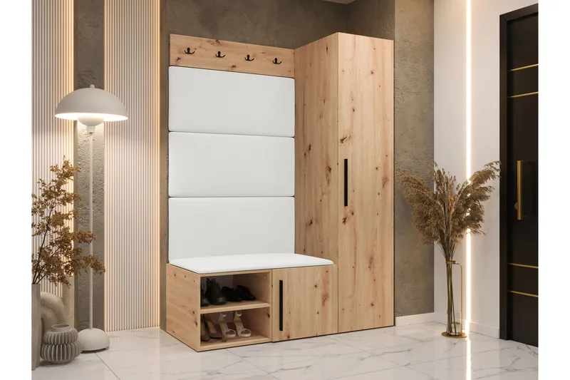 Farosa Hall -Huonekalusetti - Ruskea - Huonekalut - Kalustesetit - Eteisen kalustesetit