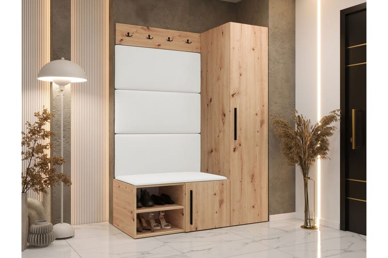 Farosa Hall -Huonekalusetti - Ruskea - Huonekalut - Kalustesetit - Eteisen kalustesetit