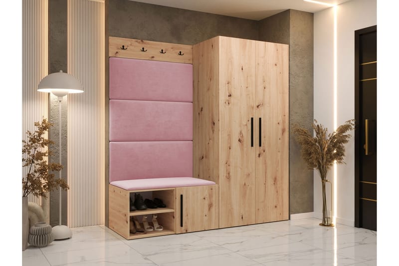 Farosa Hall -Huonekalusetti - Ruskea - Huonekalut - Kalustesetit - Eteisen kalustesetit