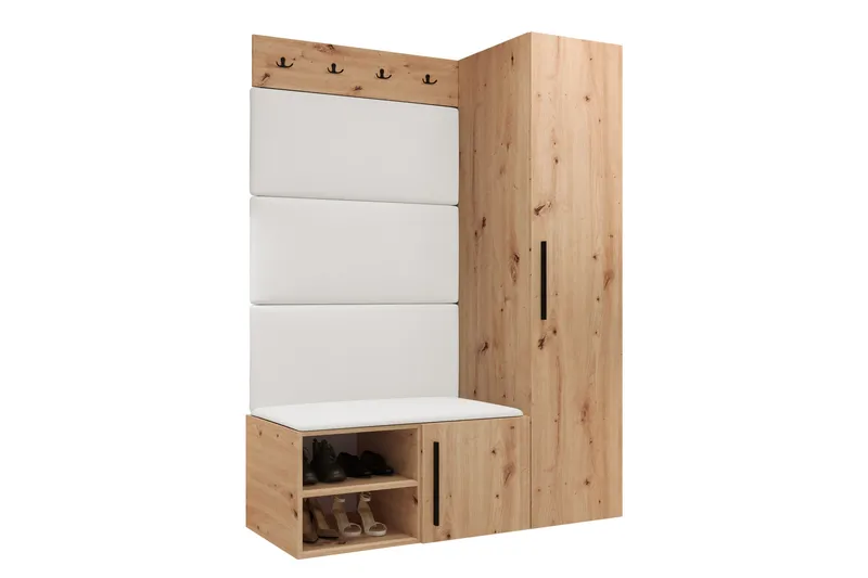 Farosa Hall -Huonekalusetti - Ruskea - Huonekalut - Kalustesetit - Eteisen kalustesetit