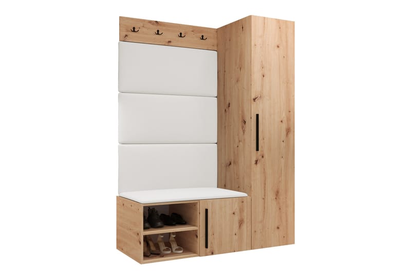 Farosa Hall -Huonekalusetti - Ruskea - Huonekalut - Kalustesetit - Eteisen kalustesetit