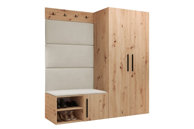 Farosa Hall -Huonekalusetti - Ruskea - Huonekalut - Kalustesetit - Eteisen kalustesetit