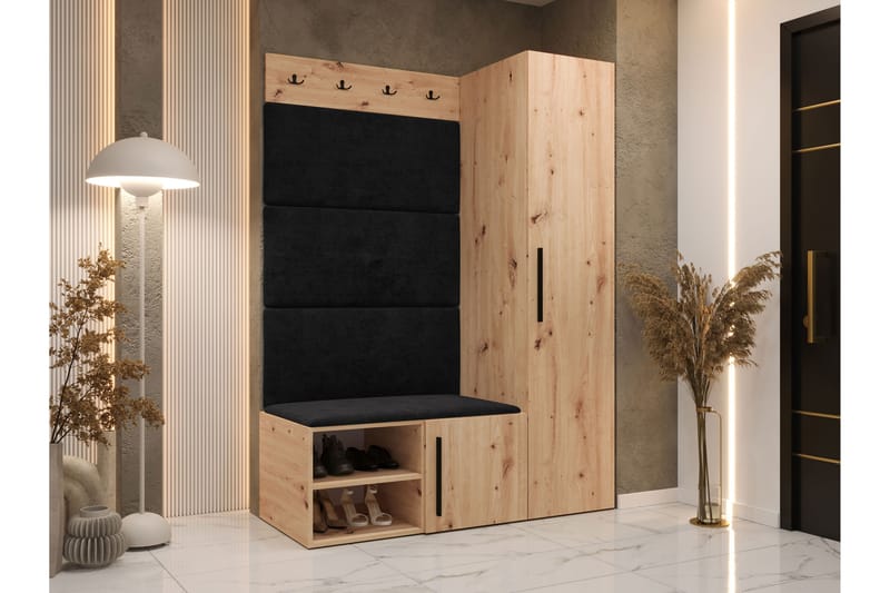 Farosa Hall -Huonekalusetti - Ruskea - Huonekalut - Kalustesetit - Eteisen kalustesetit